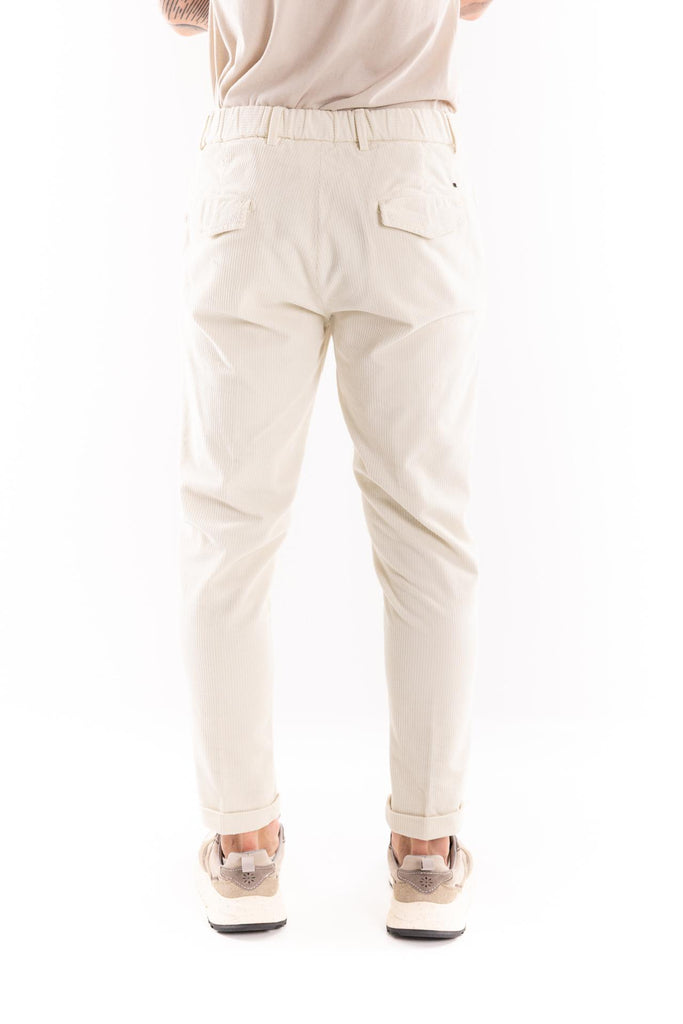 Pantalaccio l'uccello in velluto bianco OF1F2W4I009 BIANCO OUTFIT 