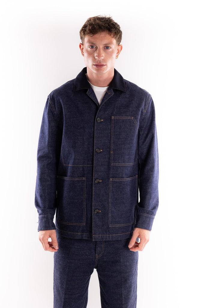Giacca work in jeans blu O151 BLU PAOLO PECORA 