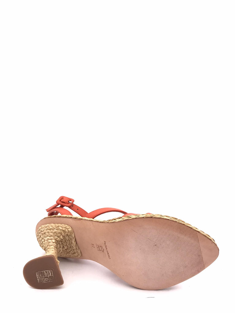 Sandalo Agnes in pelle arancione 292343 ARANCIONE PALOMA BARCELO' 