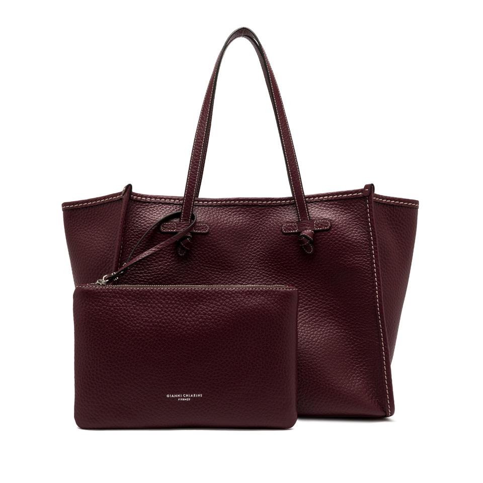 Borsa Marcella in pelle bottalata bordò BS9330 BORDEAU GIANNI CHIARINI 