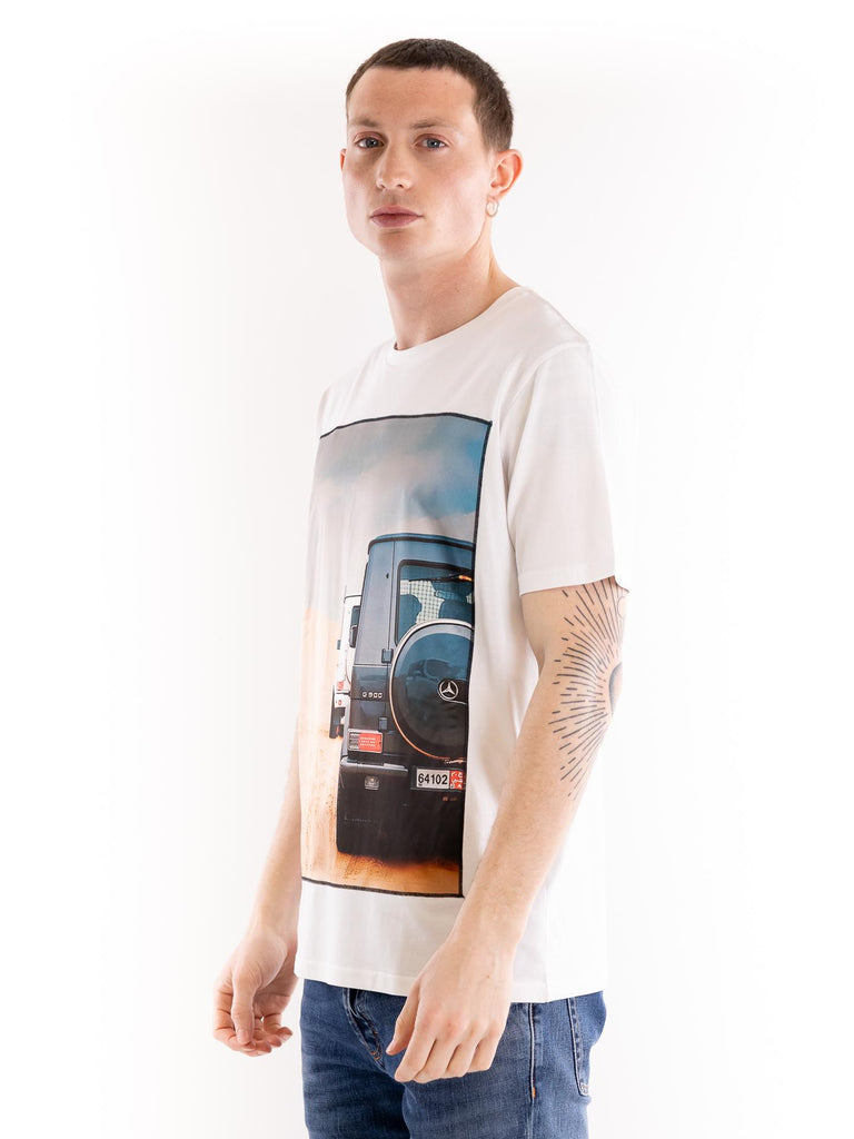 T-shirt uomo Dune raid bianca MAN/SUPERICON DUNE RAID BASTILLE 