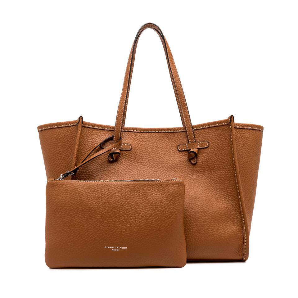 Borsa Marcella pelle bottalata caramello BS9330 CARAMELLO GIANNI CHIARINI 