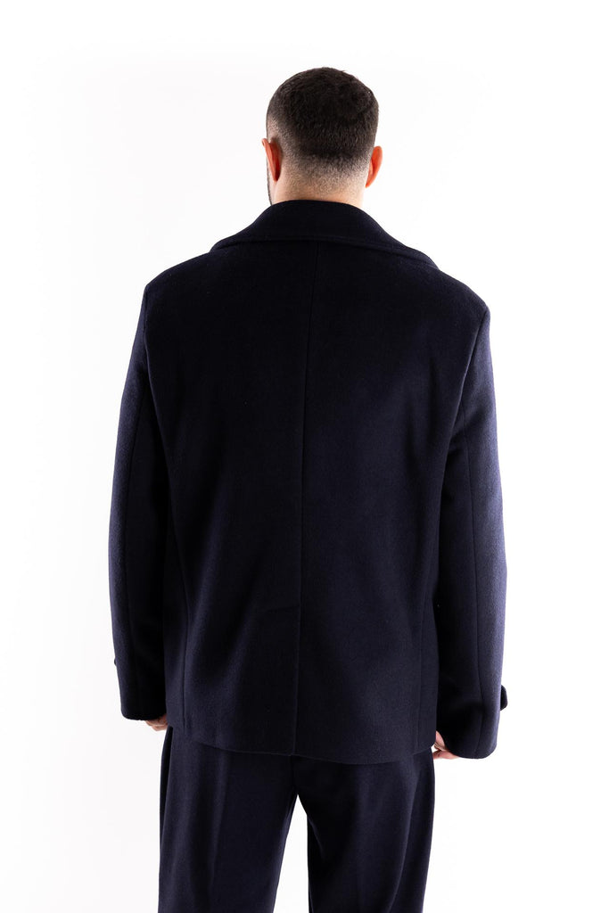 Caban corto blu W5U506 BLU THE EDITOR 