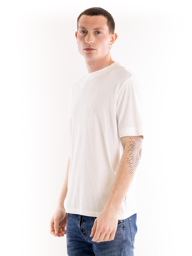 T-shirt uomo jersey panna F041 40371102 PAOLO PECORA 
