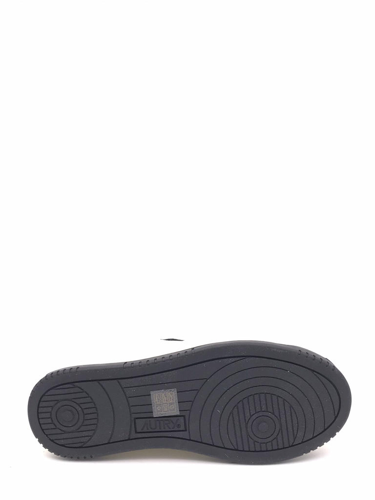 Sneakers medalist platform in pelle nera e bianca PTLW-WB01 NERO/BIANCO AUTRY 