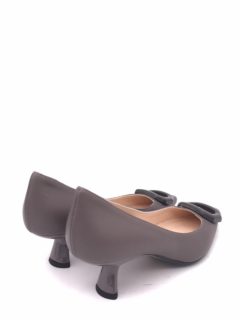 Decolletè Brenda in nappa fango 1109 FANGO ZULIAN 