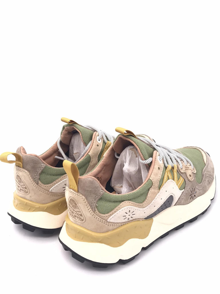 Sneakers uomo Yamano 3 beige-militare YAMANO 3 MAN 3D58MARRONE/MILITARE FLOWER MOUNTAIN 