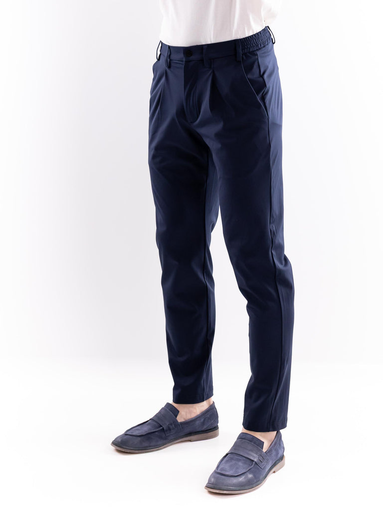 Pantaloni uomo in tessuto tecnico blu KOBRA BLU PEOPLE OF SHIBUYA 
