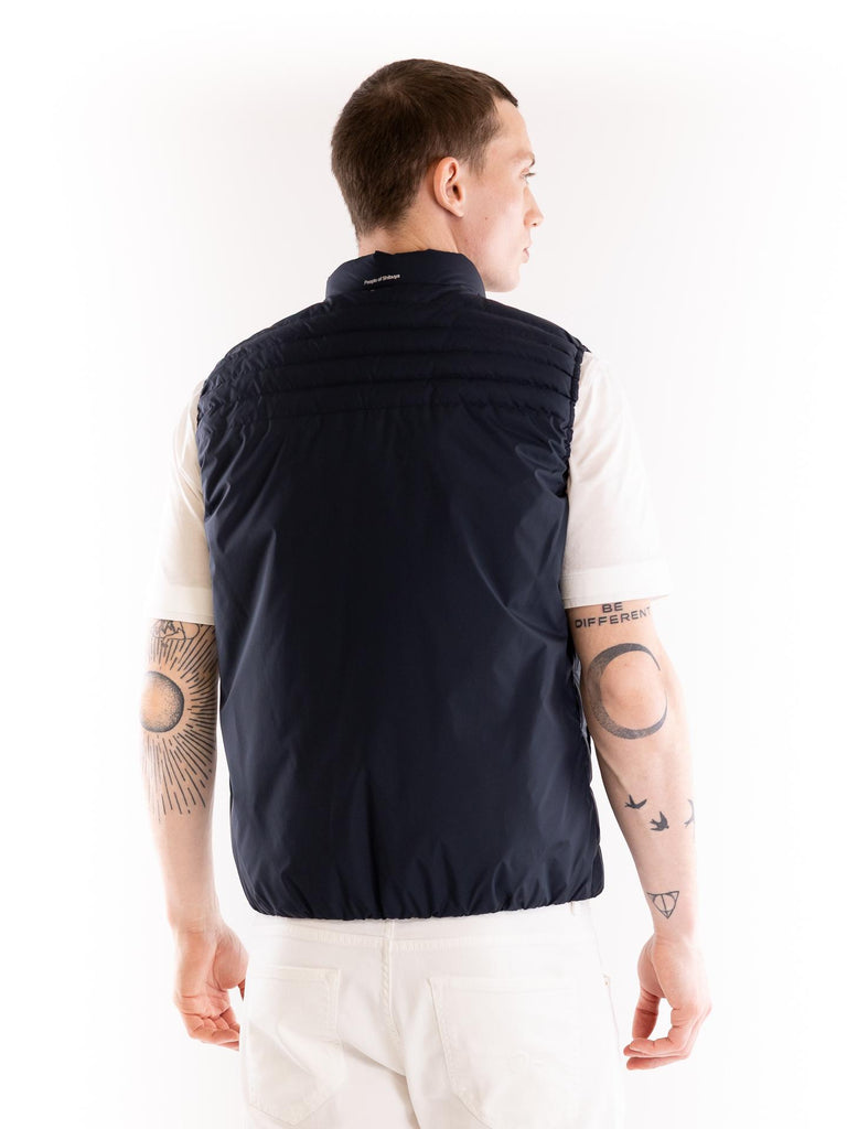 Giubbino smanicato uomo Nobu blu NOBU 790BLU PEOPLE OF SHIBUYA 