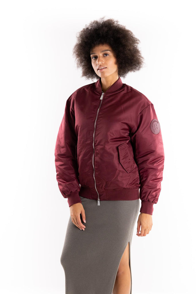 Bomber oversize bordò HMABW01920 BORDEAU HINNOMINATE 