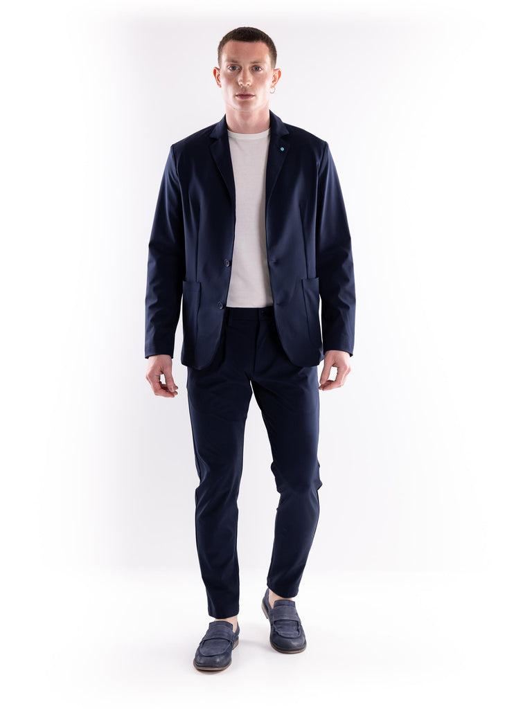 Pantaloni uomo in tessuto tecnico blu KOBRA BLU PEOPLE OF SHIBUYA 