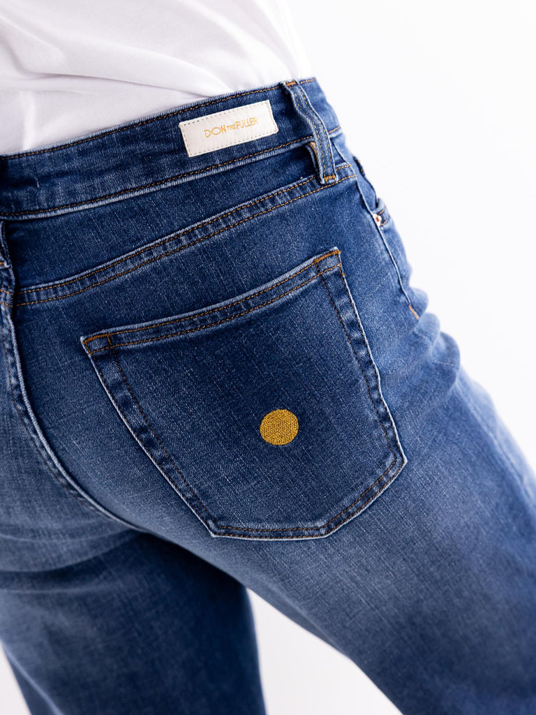 Jeans donna Manila straight blu W2F4007 DTFCARBLU DON THE FULLER 