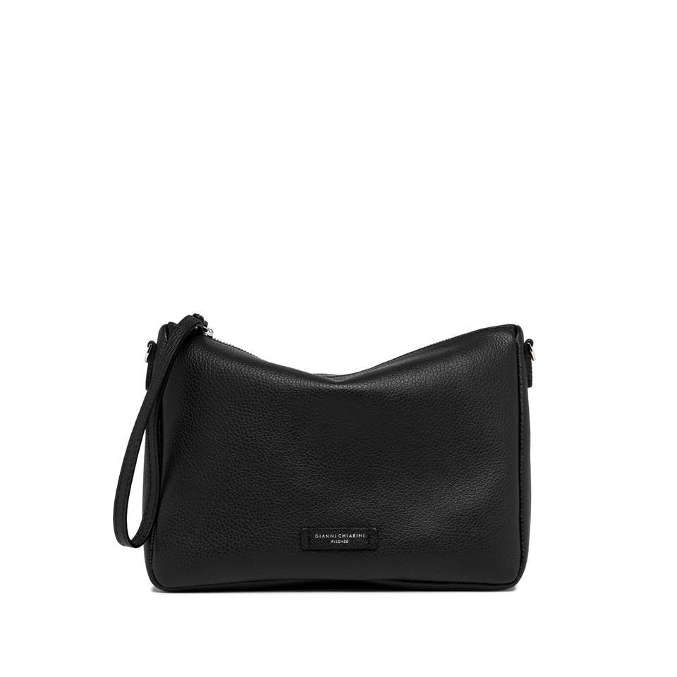 Borsa Nora pouch in pelle bottalata nera BS10225 NERO GIANNI CHIARINI 