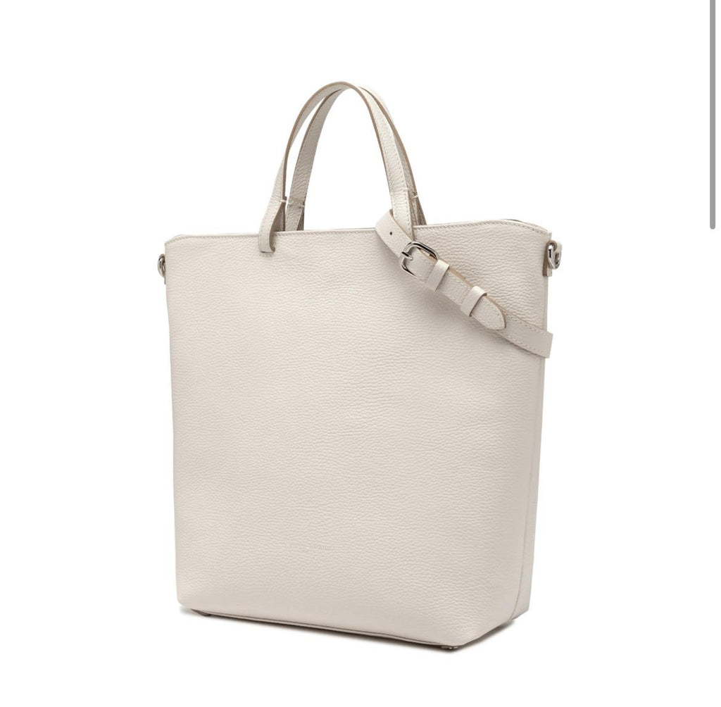 Borsa Aida pelle bottalata marble BS11595 LATTE GIANNI CHIARINI 
