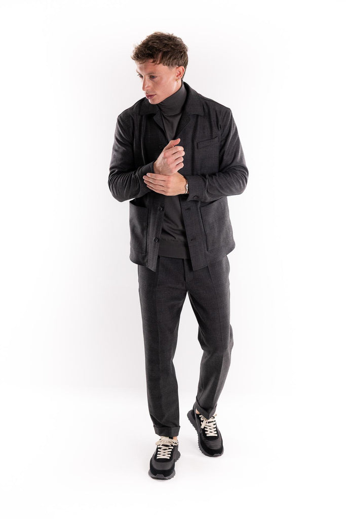 Giacca camicia grigia L071 GRIGIO PAOLO PECORA 