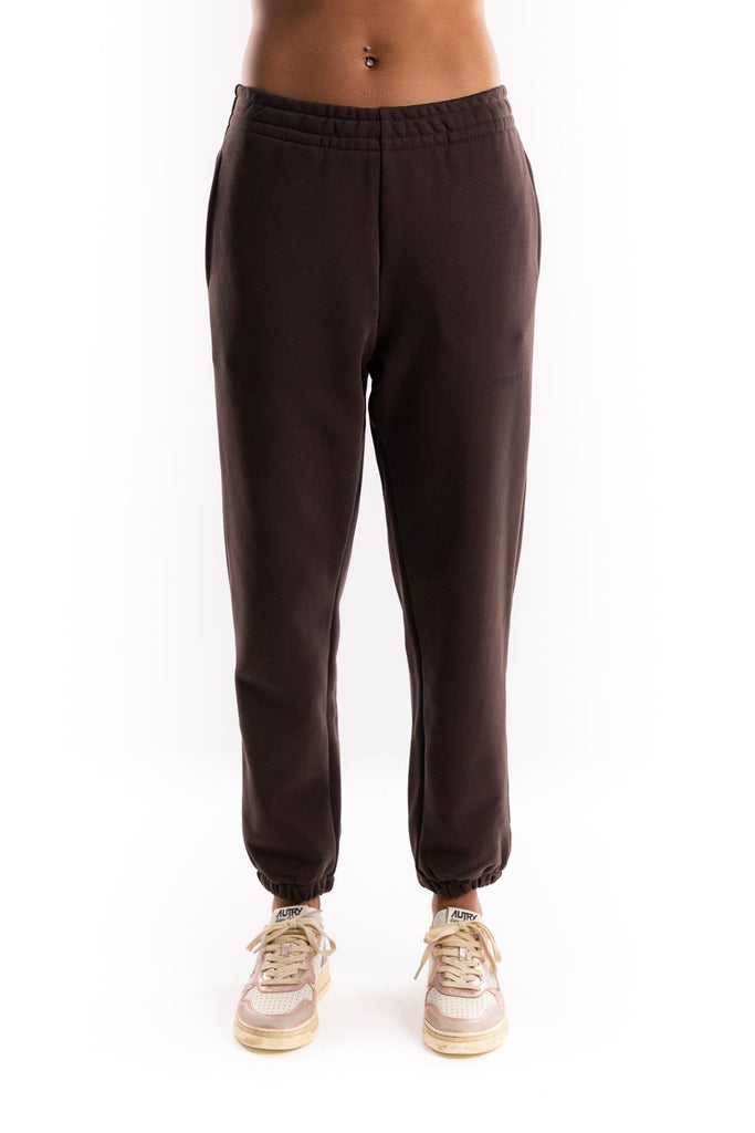 Pantalone basico con elastico al fondo moro HMABW01945 MA03TESTA DI MORO HINNOMINATE 