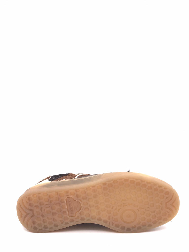 Sneakers club in cavallino marrone-bianco CL120 MARRONE-BIANCO MOACONCEPT 