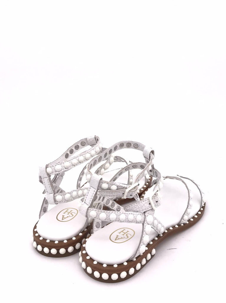 Sandalo Precious bis bianco 130289 BIANCO ASH 