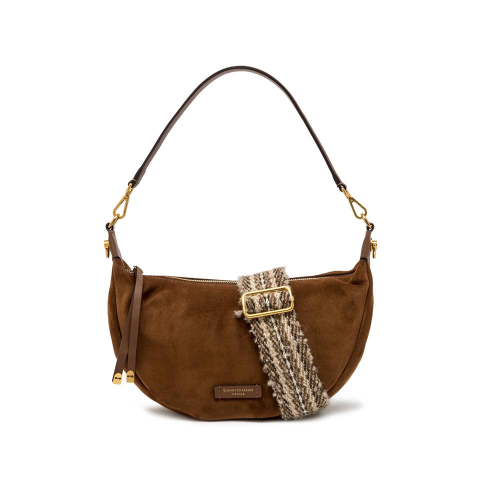 Borsa Aisha in camoscio cognac BS12050 COGNAC GIANNI CHIARINI 