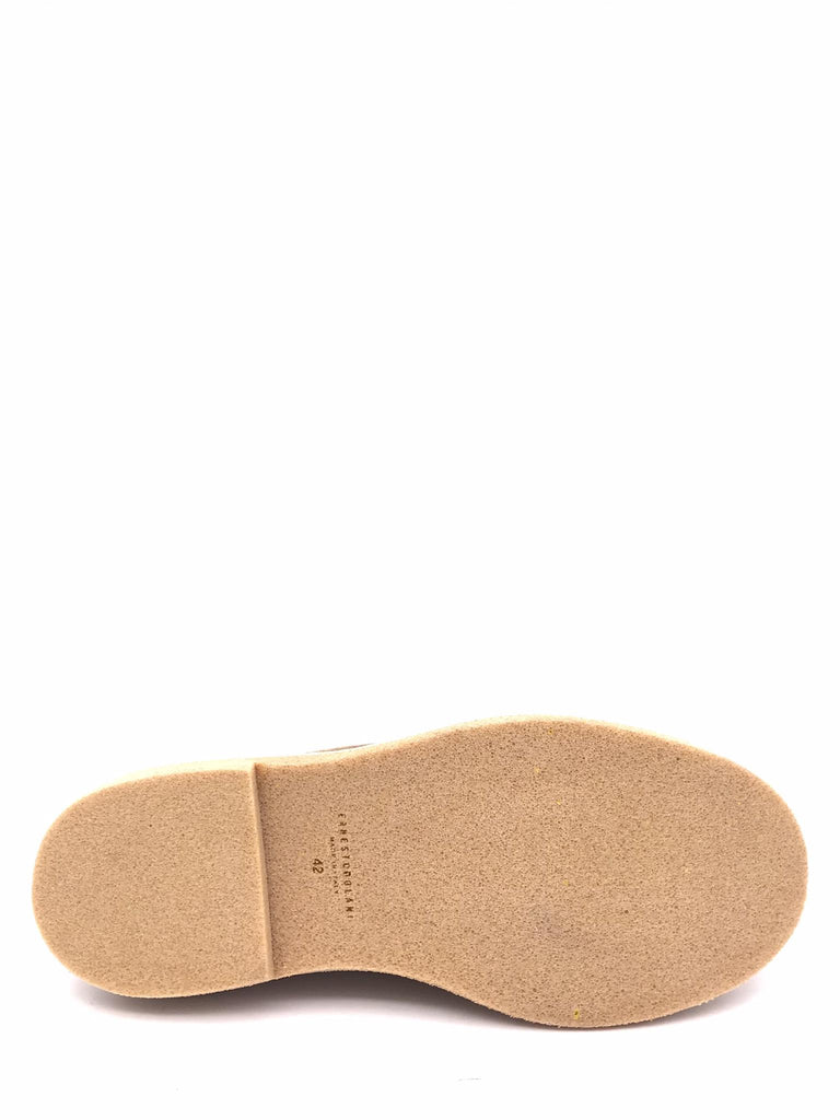 Scarpa uomo allaccita stile barca in crosta naturale 4UTOK03 NATURALE ERNESTO DOLANI 