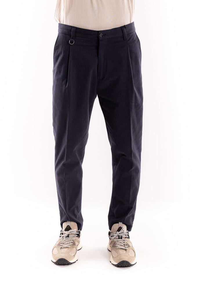 Pantalone japan blu scuro B124 BLU PAOLO PECORA 