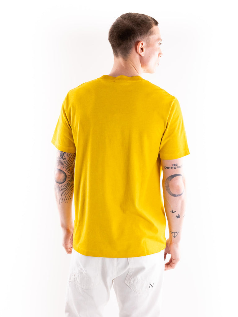 T-shirt special dyed beach gialla