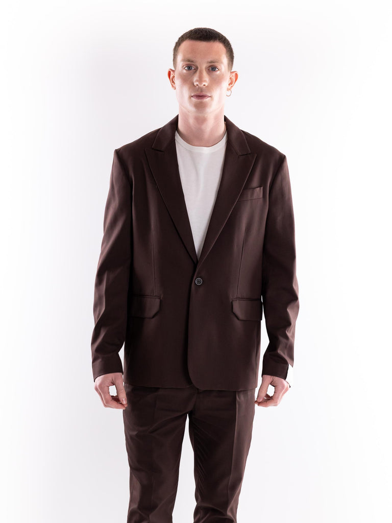 Giacca uomo monopetto marrone L031 MARRONE PAOLO PECORA 