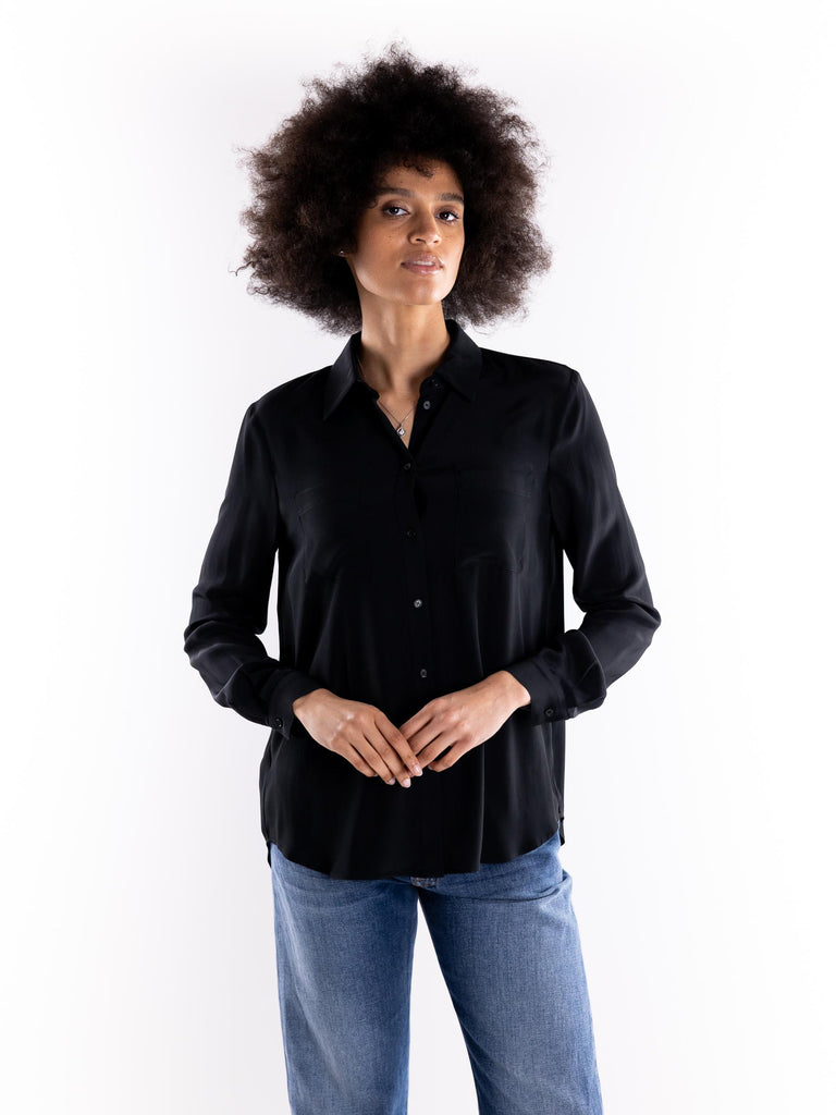 Camicia Nora nera 100124 A108Z99 PINKO 