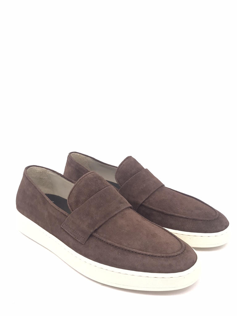 Sneakers slip on in camoscio marrone 1960 MARRONE CORVARI 