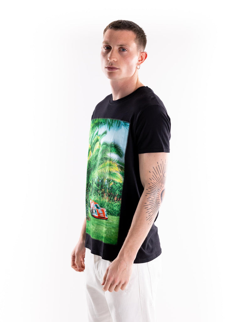 T-shirt uomo Red nera ICONMAN REDNERO BASTILLE 