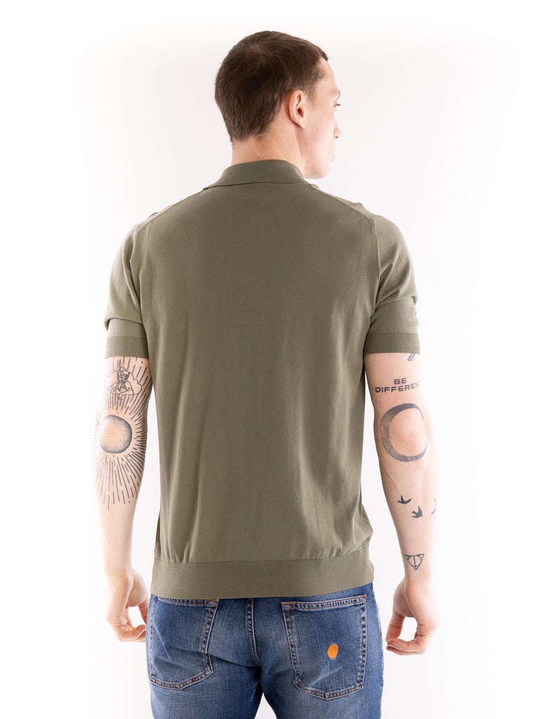 Maglia polo uomo kaki<BR/><BR/>