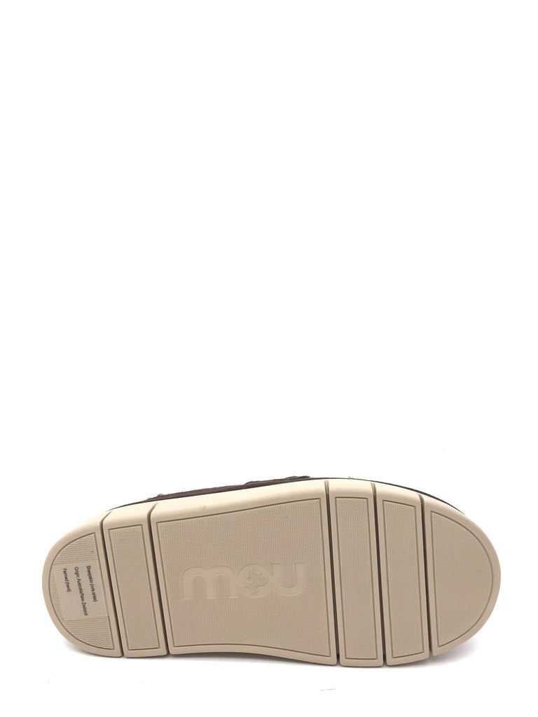 Ciabatta bounce clog metal logo marrone FW531001A CIOCCOLATO MOU 