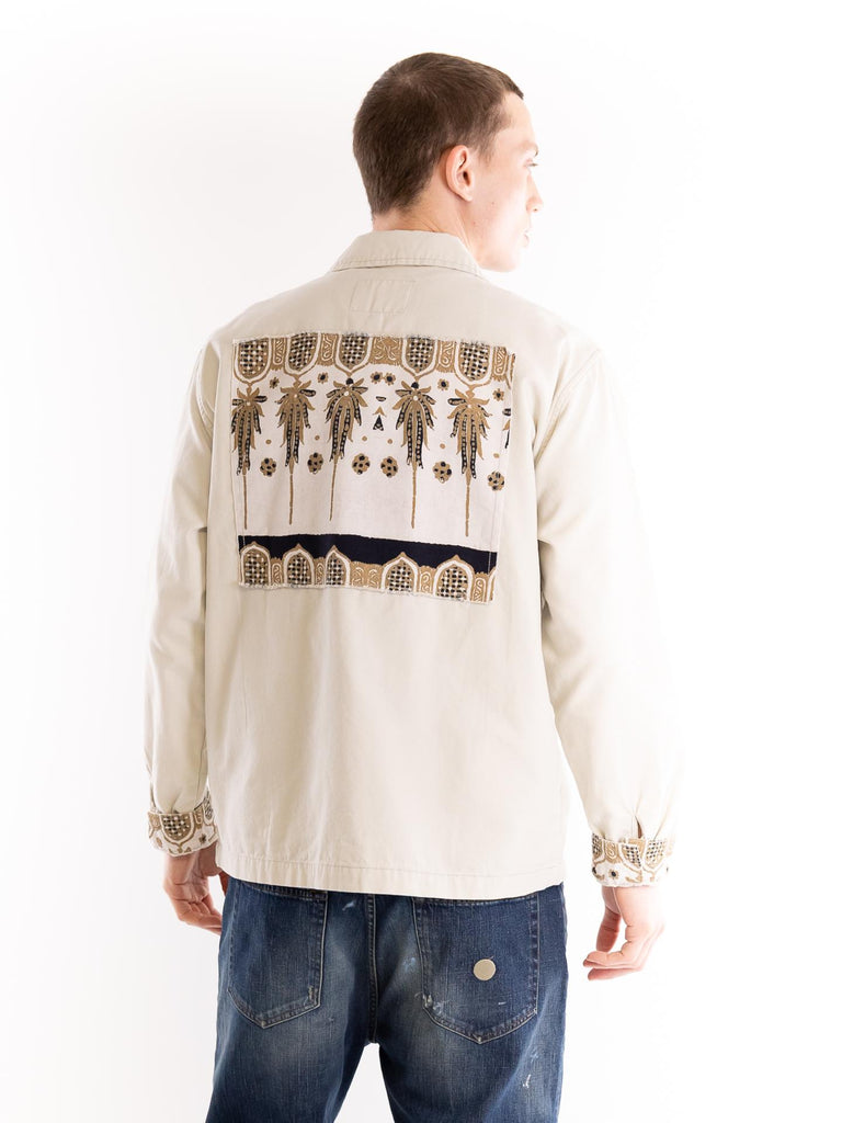 Field jacket uomo off white FHS TRIPOL PANNA TOOCO 
