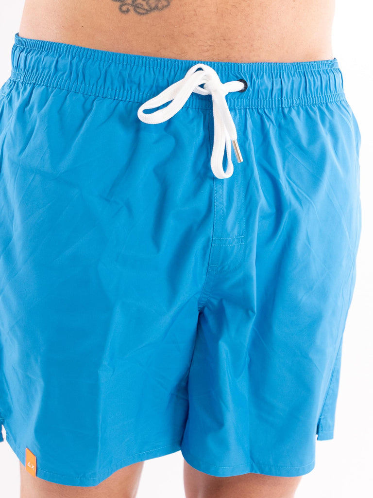 Boxer mare in nylon turchese water print H33118 13 SUN 68 