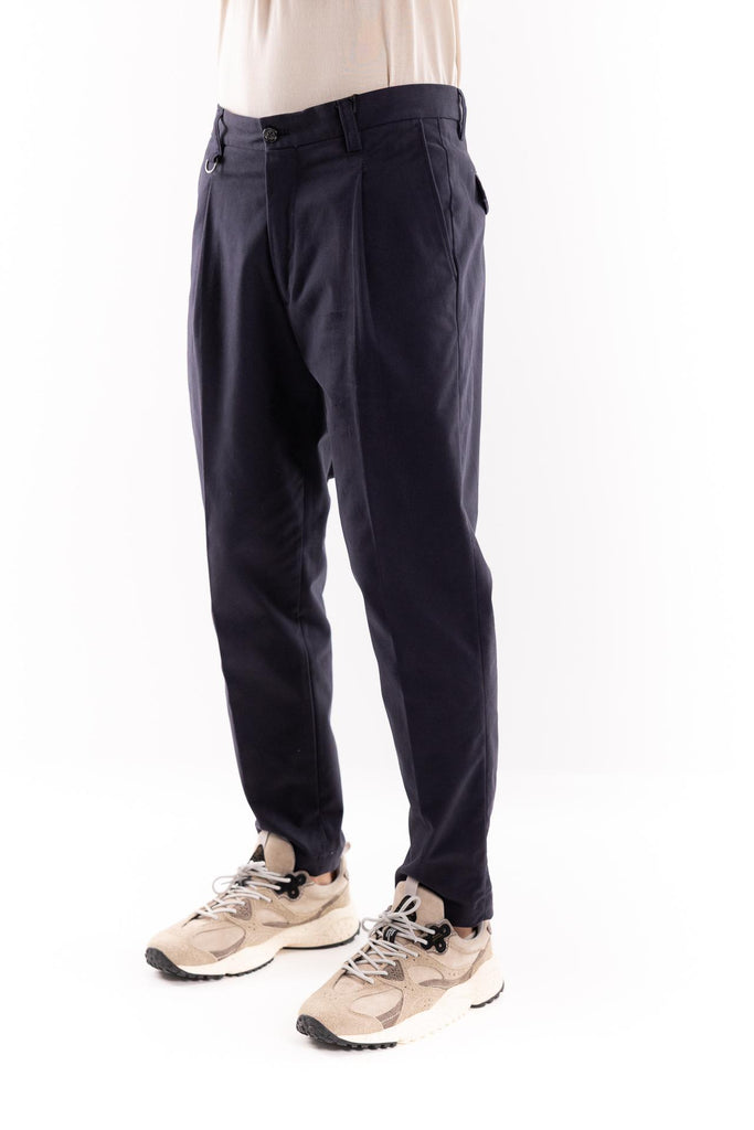 Pantalone japan blu scuro B124 BLU PAOLO PECORA 