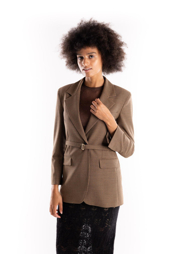 Giacca blazer strach Cerreto marrone 2523046061200 006MARRONE MARELLA 