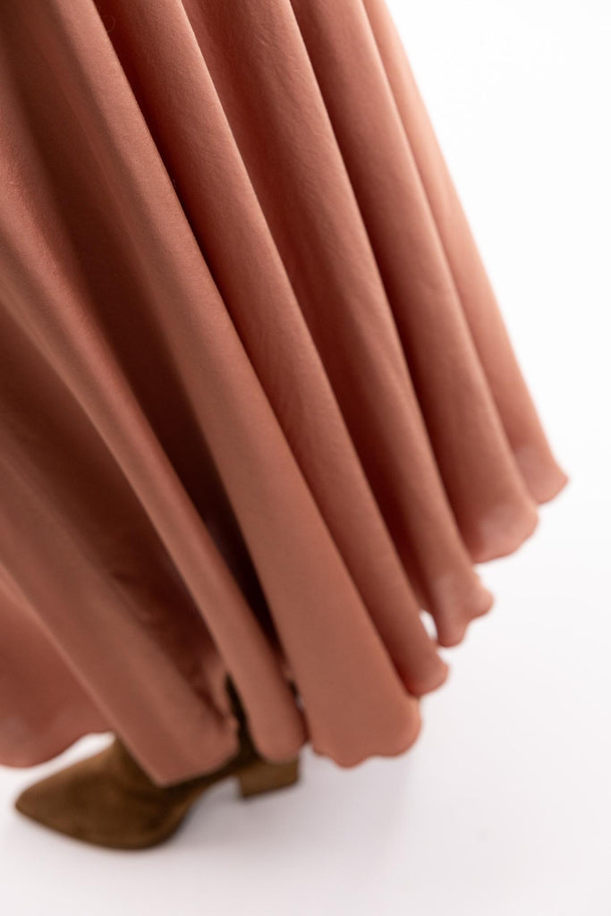 Gonna Gaciva in viscosa color caramello GACIVA CARAMELLO H2O 