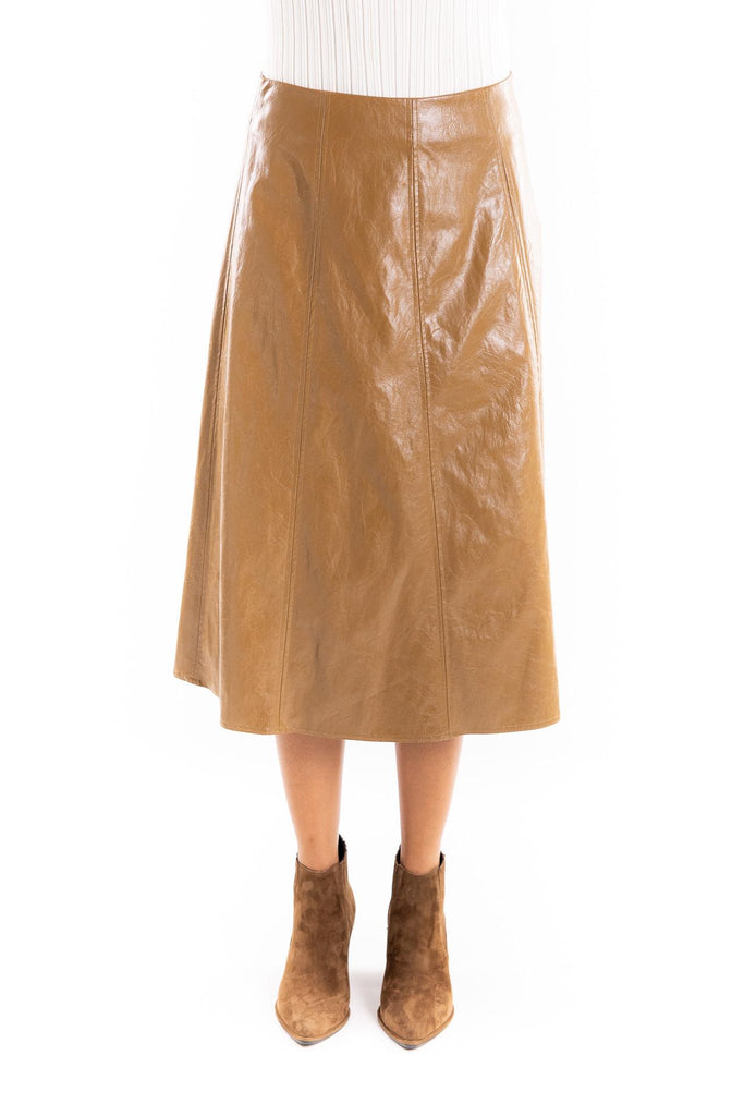 Gonna longuette Falange cammello 25231060712 CAMMELLO MARELLA 