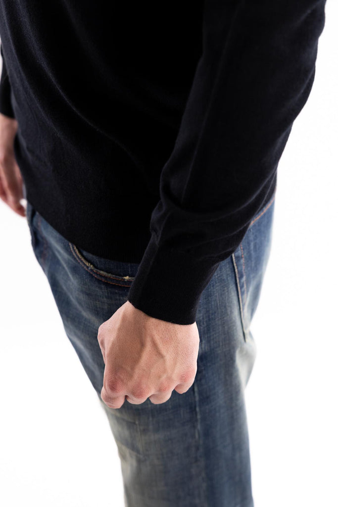 Maglia lupetto finezza 16 blu scuro A003 BLU PAOLO PECORA 