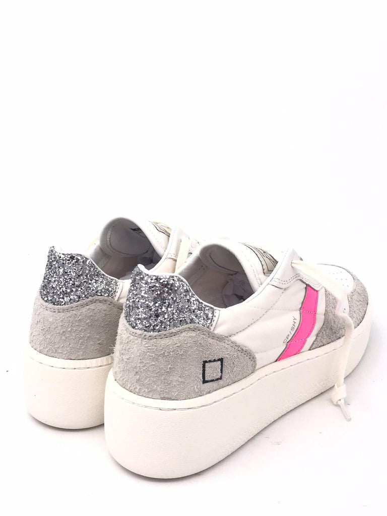 D.A.T.E W421-CP-SH-WFBIANCO/FUXIA
