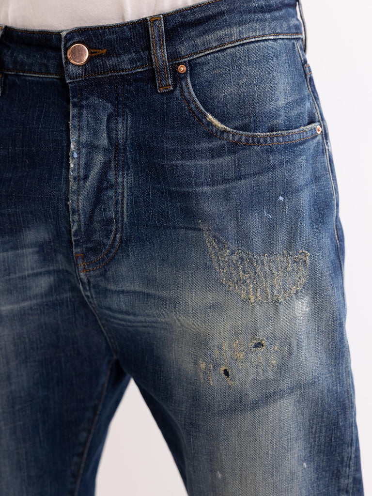 Jeans uomo Flores tapared blu M2S5024 DTFUTBLU DON THE FULLER 