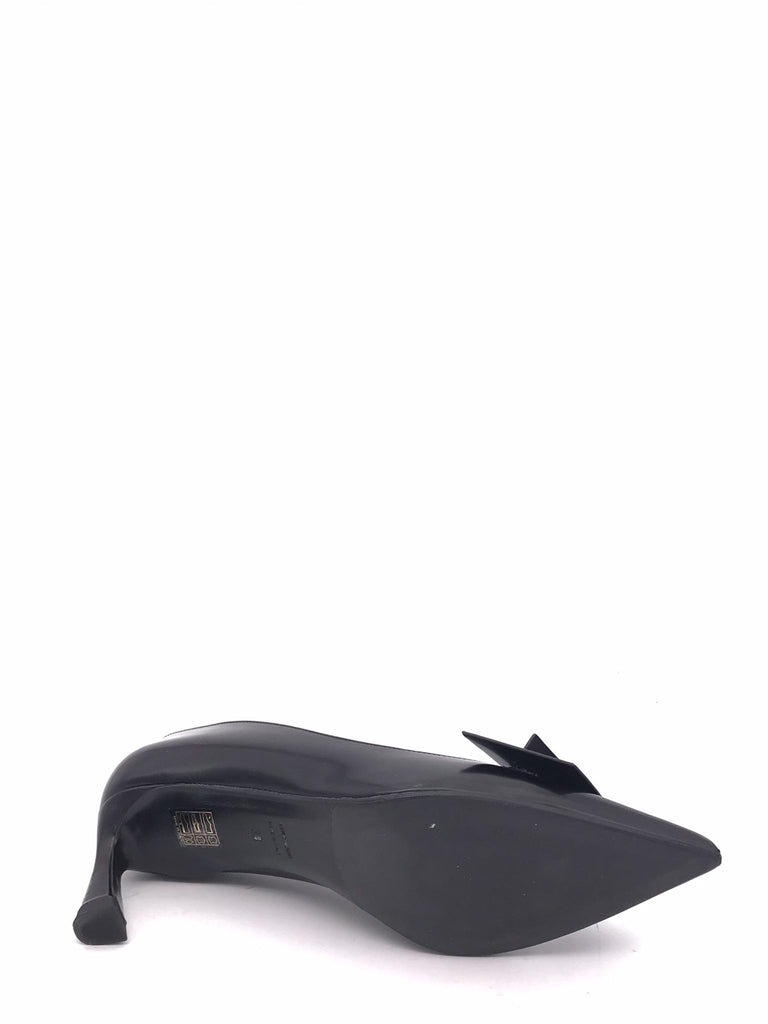 Decolletè Cloe in pelle spazzolata nera 2371 NERO ZULIAN 