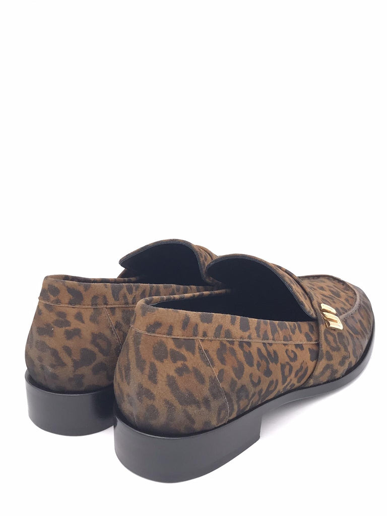 Mocassino donna camoscio animalier A5833 LEOPARDATO STRATEGIA 