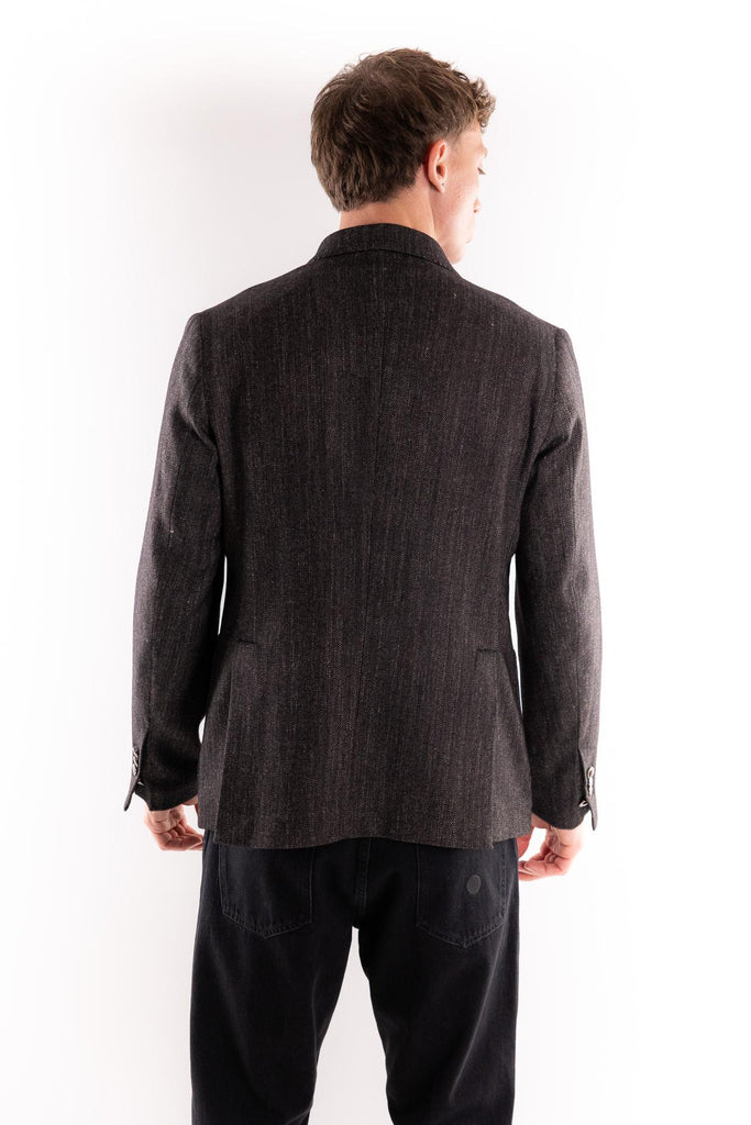 Giacca il Gobbo misto lana nera OF1F2W5G014 NERO OUTFIT 