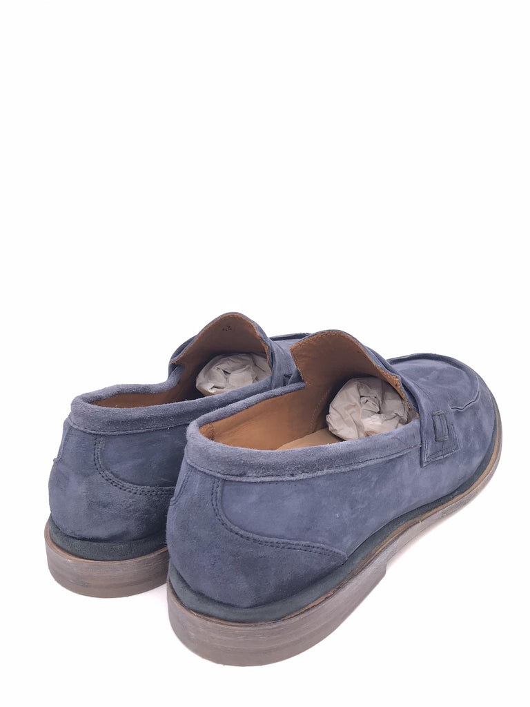 Mocassino destrutturato in nabuk blu 2ES453 BLU MOMA 