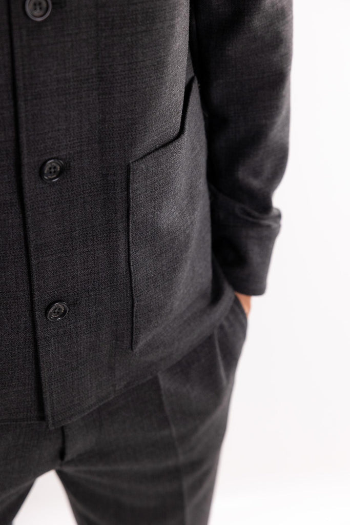 Giacca camicia grigia L071 GRIGIO PAOLO PECORA 