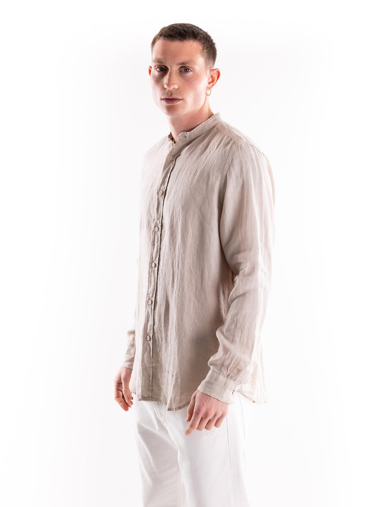 Camicia uomo  in lino beige PRIMULA 554BEIGE PORTOFIORI 