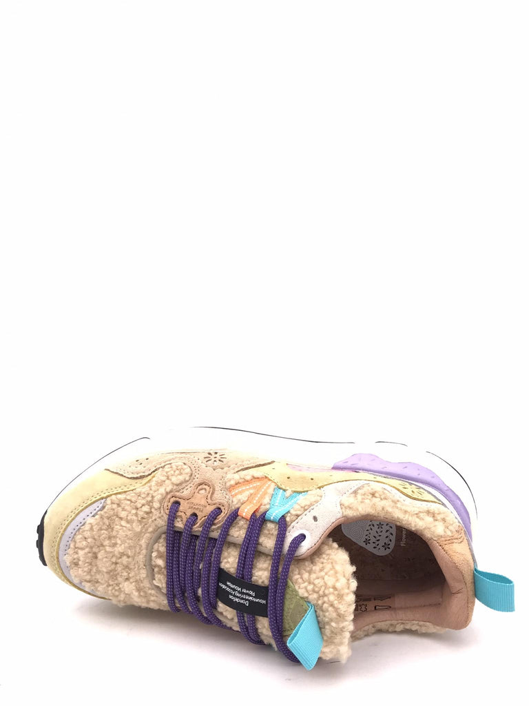 Sneakers donna yamano 3 teddy beige YAMANO 3 WOMAN 1E11BEIGE-MULTI FLOWER MOUNTAIN 