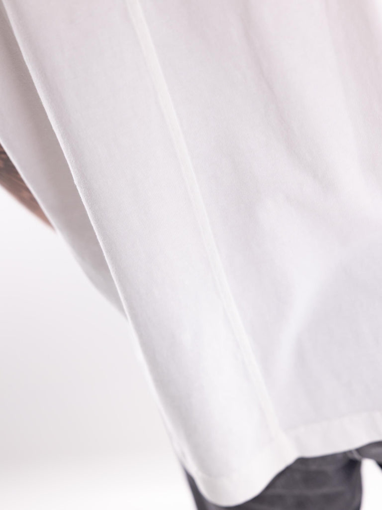 T-shirt over in cotone bianco F031 BIANCO PAOLO PECORA 