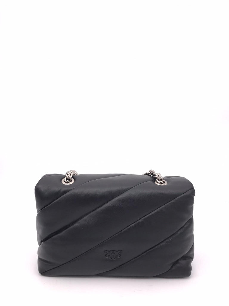 Borsa media love puff maxi quilt nera 100038 A0F2-Z99ONERO PINKO 
